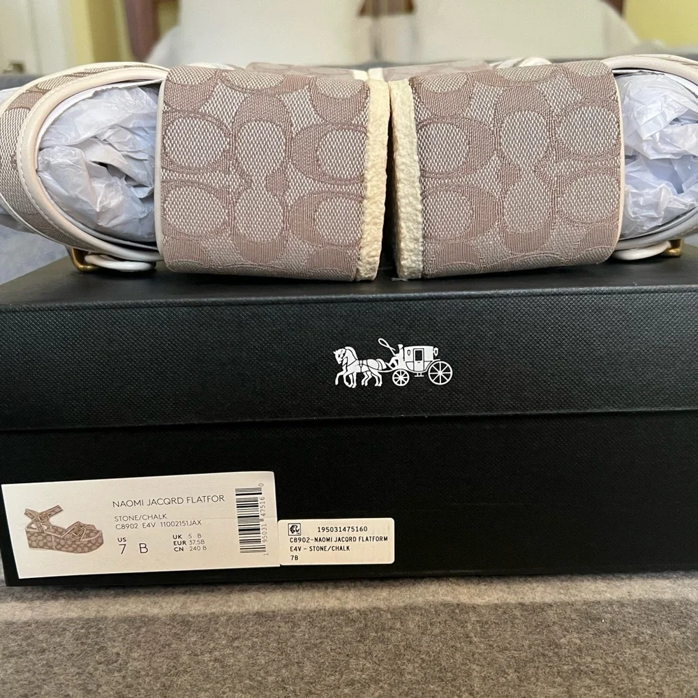 NEW in Box Coach Naomi Women's Platform Sandals - Picture 4 of 9
